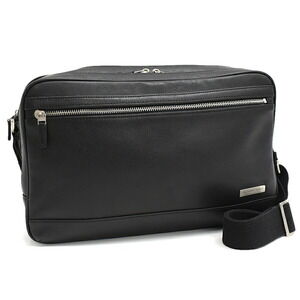 Burberry Crossbody Shoulder Bag Black Leather Nova Check